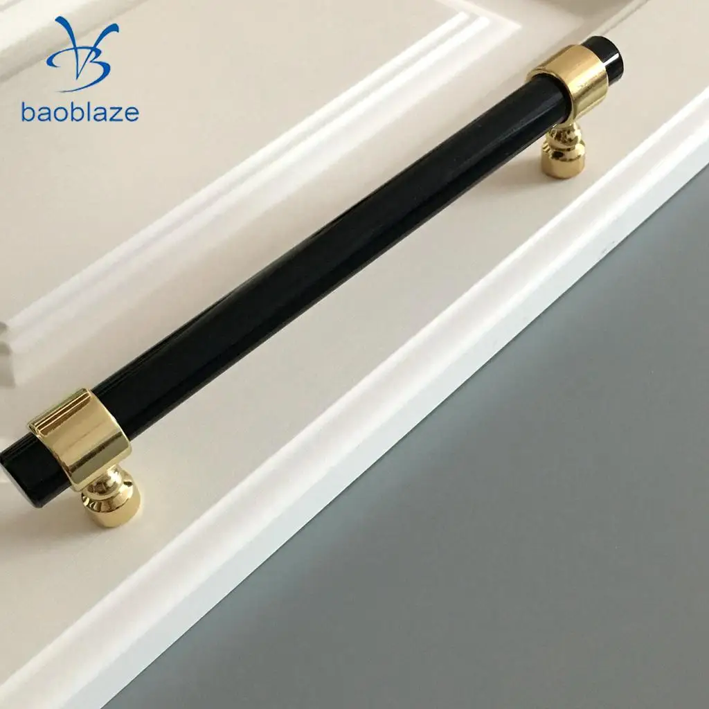 Acrylic Rod Bar Door Handles Drawer Kitchen Cupboard Cabinet Pull Knob Brushed 41mm/81mm/121mm/153mm