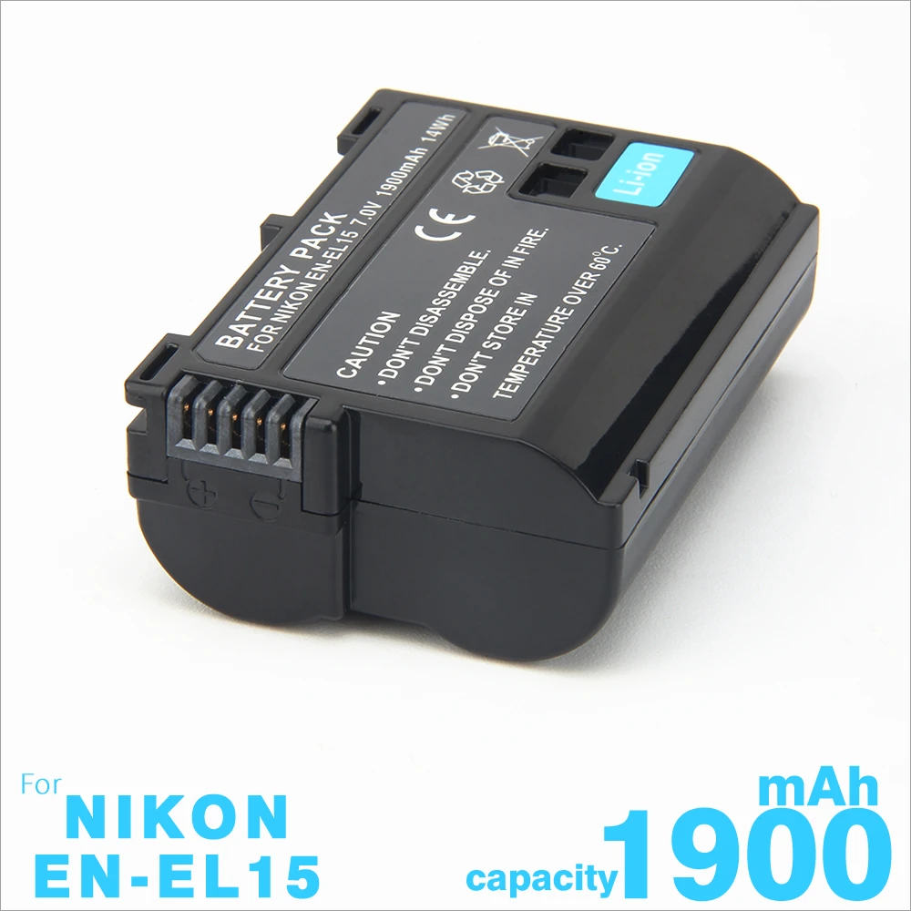 Günstig EN EL15B EN EL15b Kamera Batterie Für Nikon Z6 Z7 Spiegellose D850 D810 D750 D610 D7500 D7200 MH 25 MB D15 EN EL15 EN EL15A