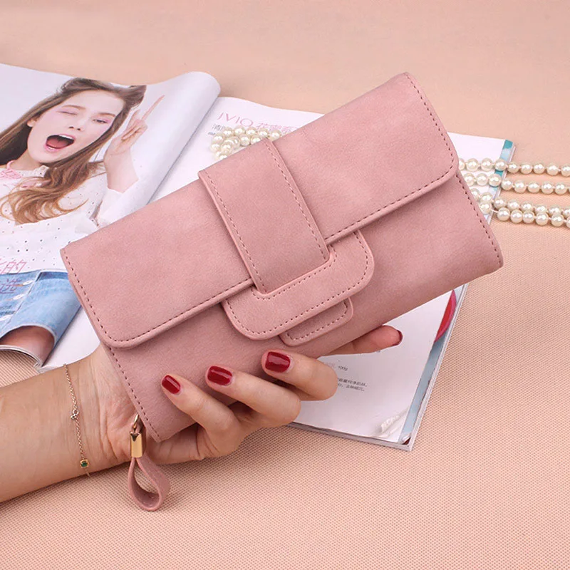 

eTya Brand Casual Women Wallet Large Capacity Long PU Leather Ladies Wallet Female Big Clutch Coin Purse Phone Handbag
