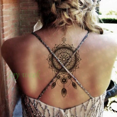 

Waterproof Temporary Tattoo sticker body art dreamcatcher dream catcher tatto stickers flash tatoo fake tattoos for girl women 7