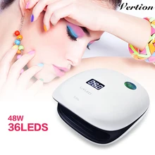 Светодиодный УФ-лампа Verntion Сушилка для ногтей гель для сушилка для светоотверждения сушилка для гель-лака для маникюр, ультрафиолетовый, светодиодный светильник для отверждения Сушилка для ногтей