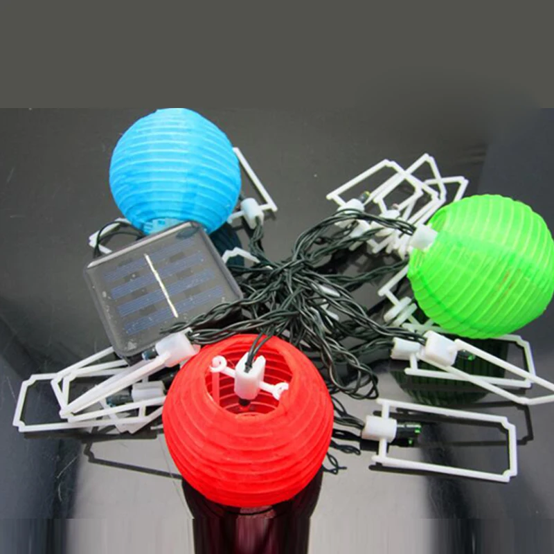 LED Solar String Lights Christmas Solar Powered Fairy Light Decorative Lantern Lighting for Home Garden Outdoor Waterproof 20LED (3)