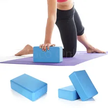 Hot Sale Blue 23*15*7.5cm Yoga Block Brick Foaming Foam Home Exercise Practice Fitness Health Gym Practice Tool Anti-static EVA