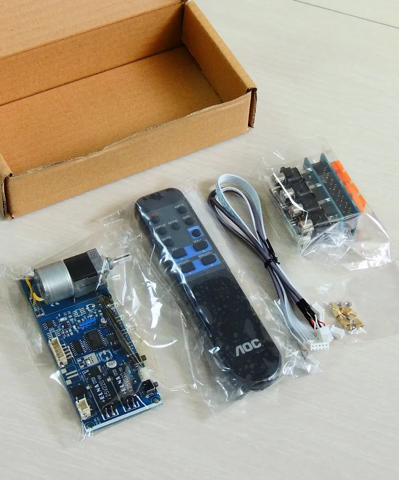 Remote Volume Audio Input Choose Motor Pot Preamp Board With On / Off Control