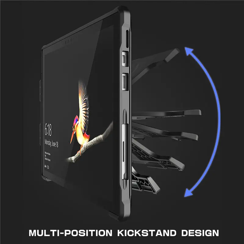 Для Surface Pro 7 /Pro 6/Pro 5/Pro 4/Pro LTE чехол SUP чехол UB PRO полноразмерный Прочный чехол с подставкой, совместим с клавиатурой