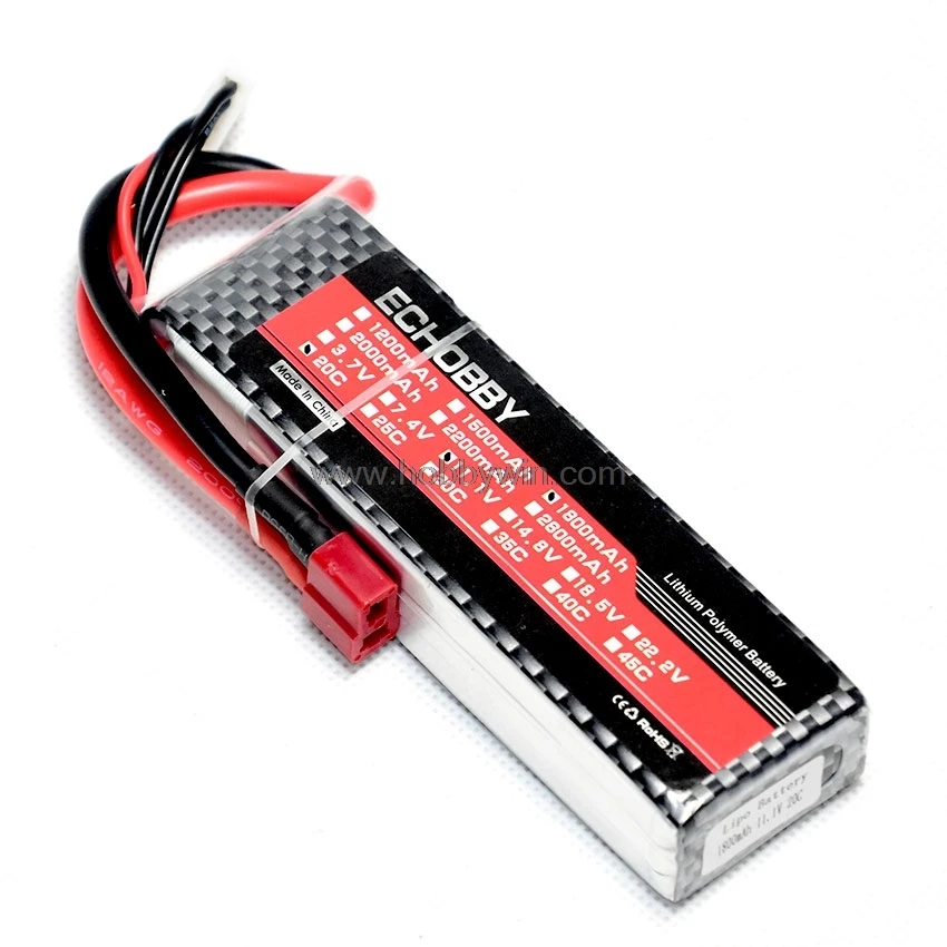 11 1 V/3S 1800mAh 20C LiPO батарея T plug Burst 40C RC модель Lipolymer power|Детали и аксессуары| |