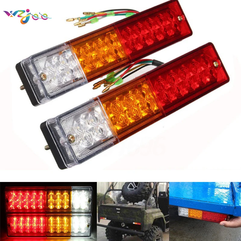 

2Pcs 20 LED Trailer ATV Truck Rear Brake Reverse Tail Light Bright Turn Signal