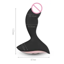 10 Frequency Prostate Massager Butt Plug Anal Masturbator Anal Vibrator Adult Games Silicone Sex Toys