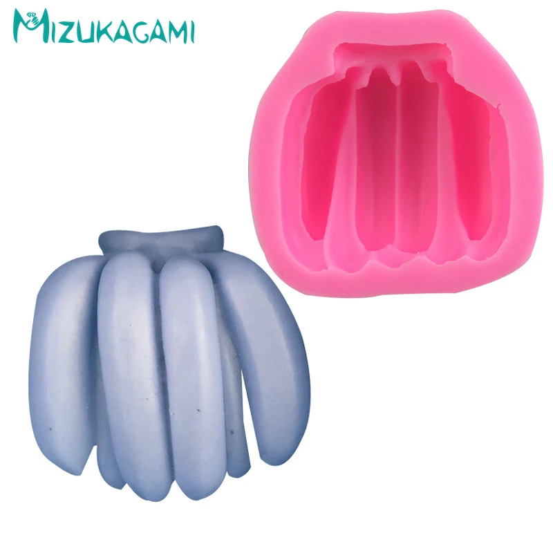 New 3D Banana Molding Cake Mold DIY Chocolate Silicone Fondant Baking
