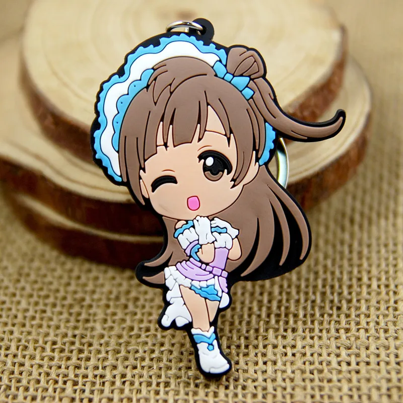 LOVELIVE куклы для брелков LoveLive! Школьный кумир проект Honoka Kotori Umi Eli Nozomi Maki Rin Hanayo Nico ПВХ