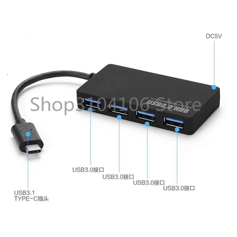 Новое поступление ITOP USB 3,1 type C USB-C 4 портовый концентратор для ПК, ноутбуков, планшетов, Macbook