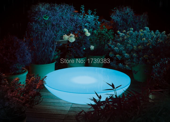 

Colorful Semicircle Led Illuminated Furniture,Lounge Variation LED,led coffee table rechargeable for Bars,EVENTS AND Christmas