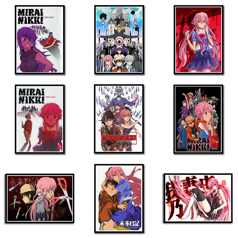 

High definition printing Home Decor Japanese Wall poster Future Diary 42*30cm