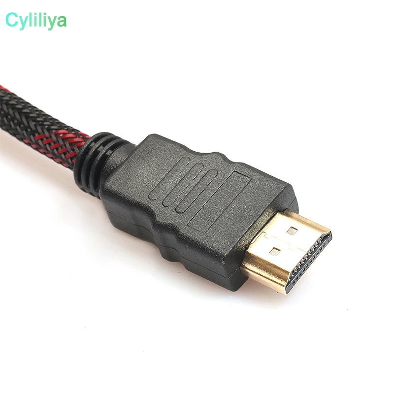 1080p (Full HD) /18 + 1 Pin/24k позолоченный кабель HDMI DVI 5 м для телевизионной игровой консоли