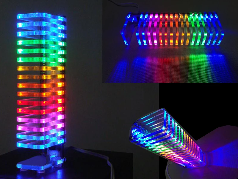 KS16 Фэнтези Кристалл Vu башня LED DIY Kit Музыка спектр