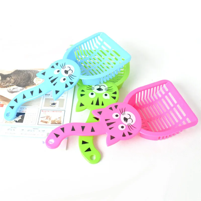 Lovely Cat litter scoop Cat head Thicker models cleaning