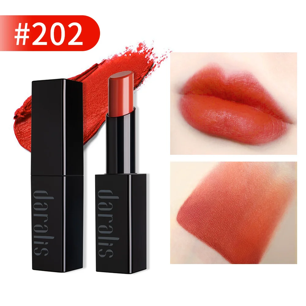 Daralis Matte Lipsticks Waterproof Long-lasting Matte Lipstick Lip Sticks Cosmetic Easy to Wear Matte Batom Makeup Lipstick - Цвет: Blood Orange