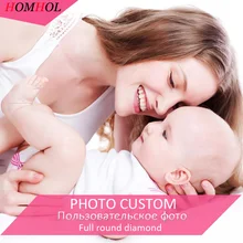 Фото на заказ Алмазная вышивка крестиком полностью квадратные Стразы 3D DIY Алмазная вышивка Алмазная мозаика домашний декор подарки