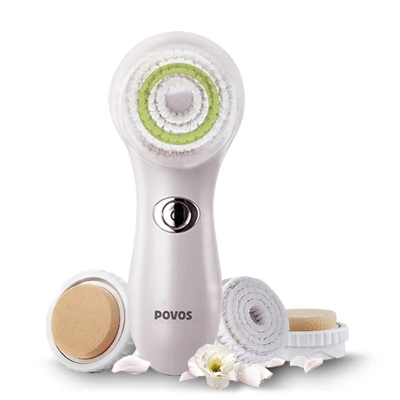 

Povos Facial Cleansing Instrument Electric Wihte Pore Cleaner Washing Beauty Instrument Rechargeable Face Blackhead Remover