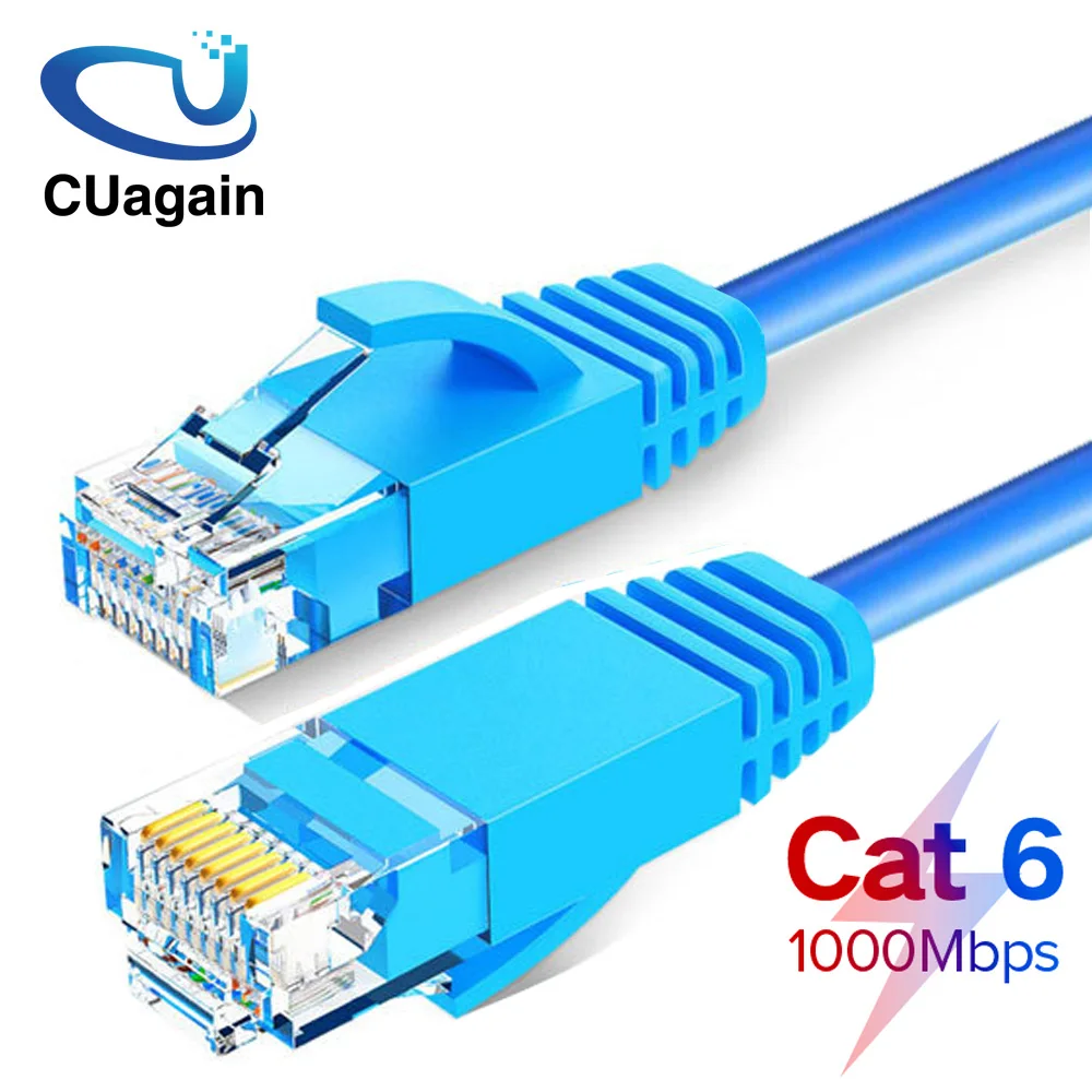 

CUagain Gigabit Light Speed Ethernet Cable RJ45 Cat5 Lan Cable UTP Network Cable for Cat6 Compatible Patch Cord Cable Ethernet