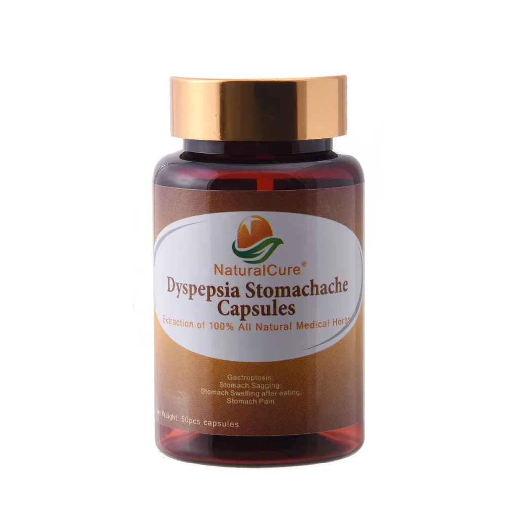 

NaturalCure Dyspepsia Stomachach Capsules, Herbal to Cure Gastroptosis, Stomach Atrophy, Stomach Fullness, plants Extract.
