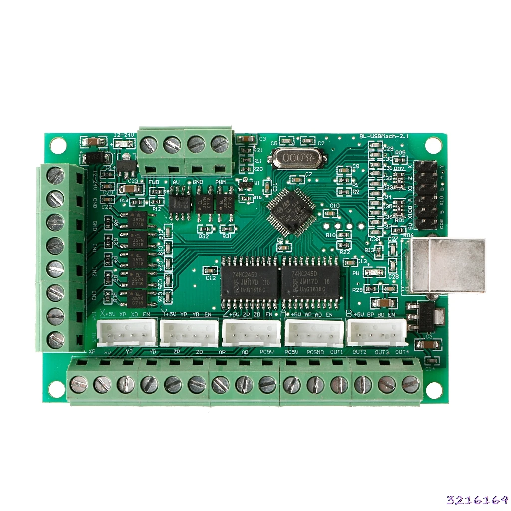 CNC USB MACH 3 100 kHz Breakout 4 Axis Interface driver contrôleur de mouvement