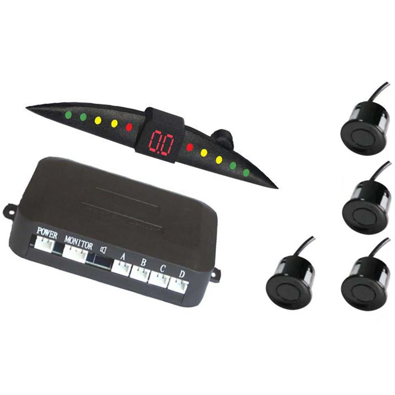 LED Car Parking Sensor Backup Radar Detector (2)