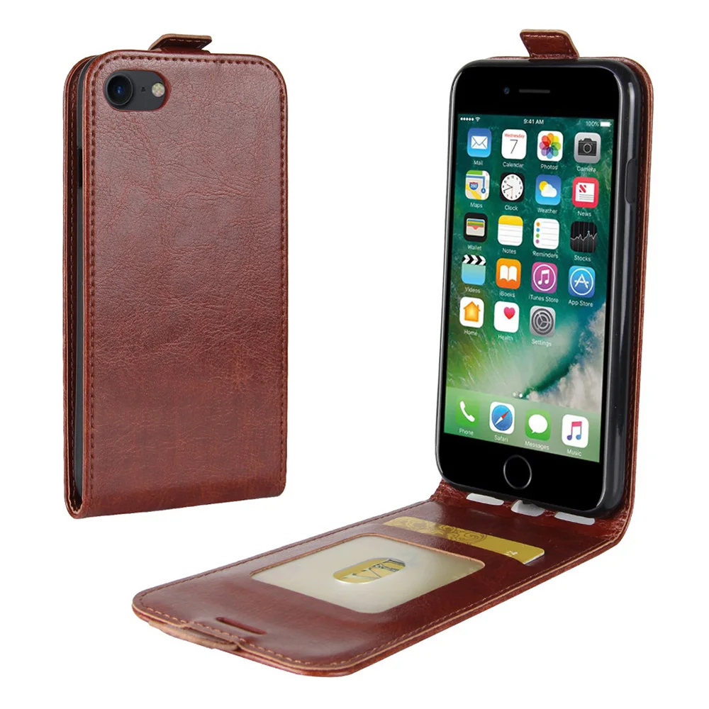 Flip Leather Case for iPhone 13 12 Mini 6S 7 8+ 6 Plus Luxury Phone Cover for iPhone 11 Pro XR XS Max SE Flip Holster Cases 2