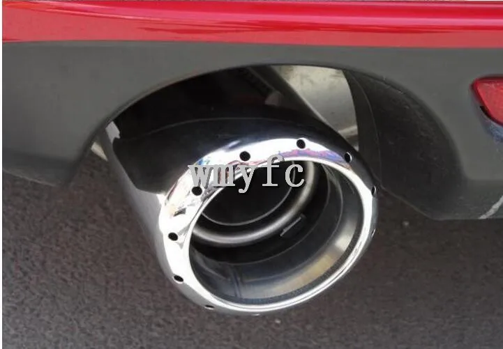 

Stainless steel exhaust pipe tail pipe muffler for Mazda 6 CX-5 mazda 3 2012-2018,2pcs/set, auto accessories,Car styling