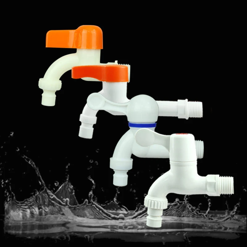 Household plastic taps Washing machine taps mop pool for cold waterin