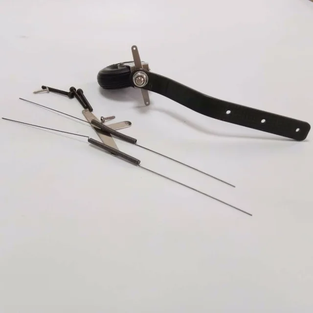 Best Price 1 Set Carbon Fiber Tail Aluminum Hub PU Wheel Landing Gear Set For 100cc Gas Gasoline Engine RC Airplane L190*W18.2*T3.5mm