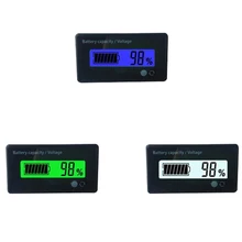 8-70 в ЖК-дисплей свинцово-кислотная литиевая батарея Емкость Вольтметр с индикатором напряжения батареи тестеры инструменты
