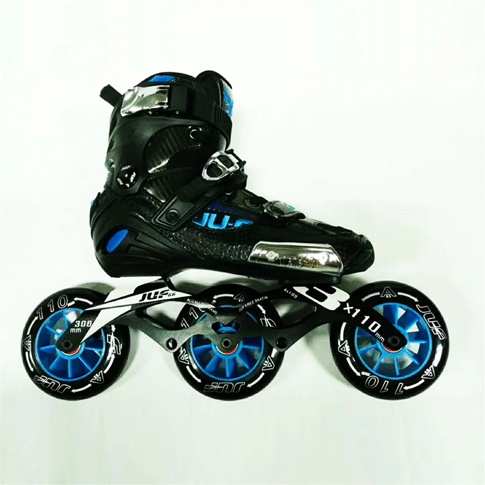 الحرب الذئب سرعة الزلاجات شبه solft عالية الكاحل الأسطوانة حذاء مضمنة Patines 3*110/4*100 مللي متر الهيكل ل الشارع سباق شحن التزلج F072