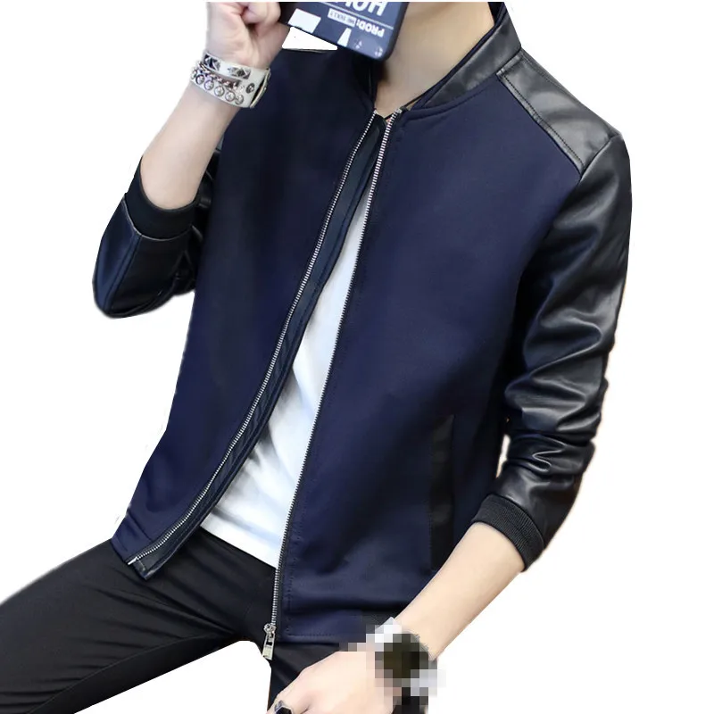 

XT1161-A1431 spring and autumn 2019 new teenagers handsome slim men's fashion Thin section wear jacket cheap wholesale