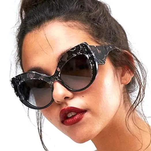 

Big Cat Eye Sunglasses Women Oversized 2018 Fashion Snakeskin Pattern Shades UV400 CCSPACE Vintage Brand Glasses Oculos 45616