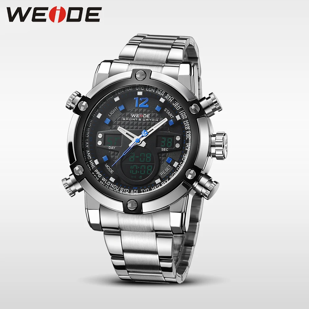 WEIDE СВЕТОДИОДНЫЙ дисплей Люксовый Бренд Горячей Продажи Множественный Часовой