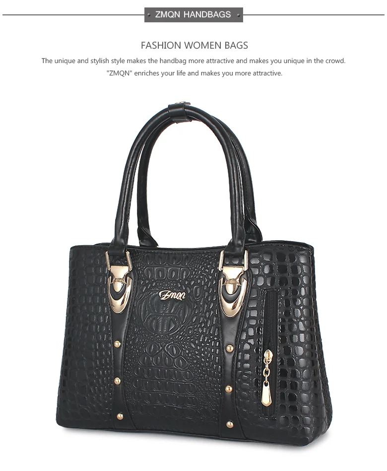 ZMQN известный бренд, женские сумки, женские ручные сумки, роскошные сумки, женские сумки, дизайнерские сумки из крокодиловой кожи для женщин C804