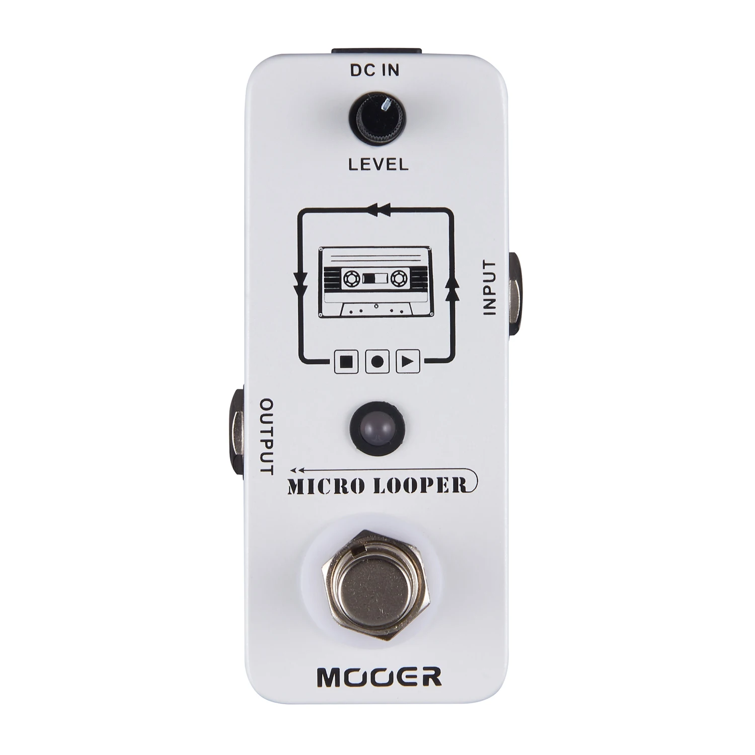 

Mooer Micro Looper Loop Recording Effect Pedal for Electric Guitar 30 Minute Recording Time Unlimited Overdubbing Times