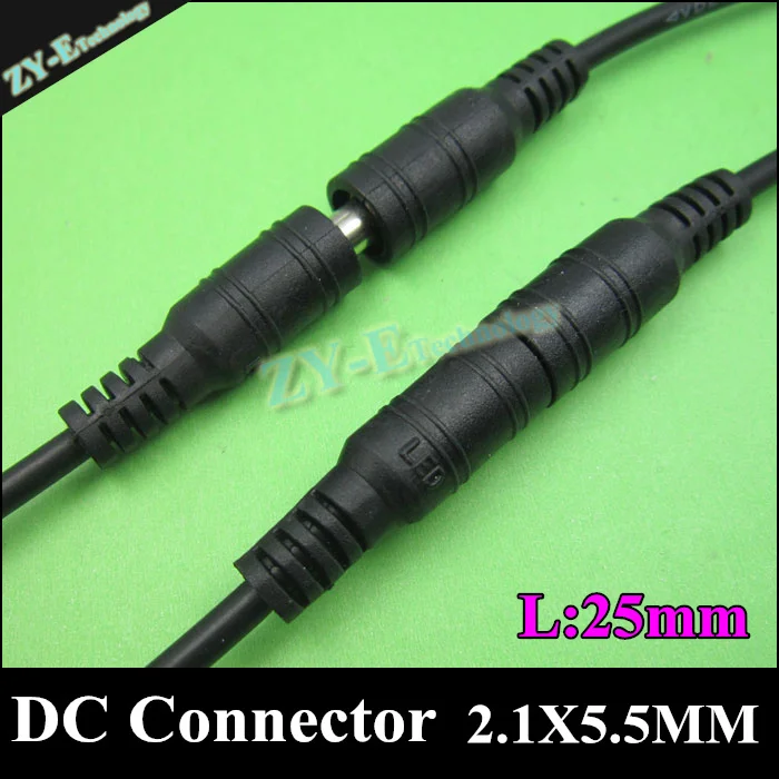 

5 pairs 5.5x2.1mm led DC Connector Power supply adapter Male&Female Plug with 15CM Cable for CCTV 3528 5050 Strip power supply
