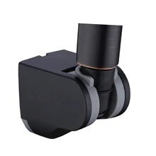 2 шт/партия черный покрытый ABS регулируемый держатель для душа держатель для ручного душа кронштейн