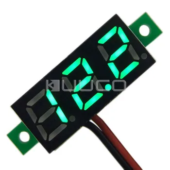 

Digital Voltage Meter DC 3.0~30V Voltmeter Blue Led display Volt Meter/Tester DC 12V 24V Panel Meter/Monitor