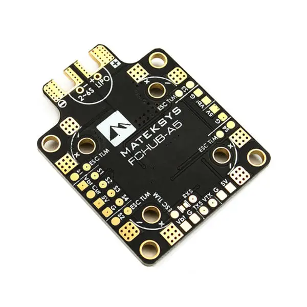 Matek System FCHUB A5 PDB Встроенный датчик тока 184A 5 в 2A BEC 2-6S для радиоуправляемых дронов FPV