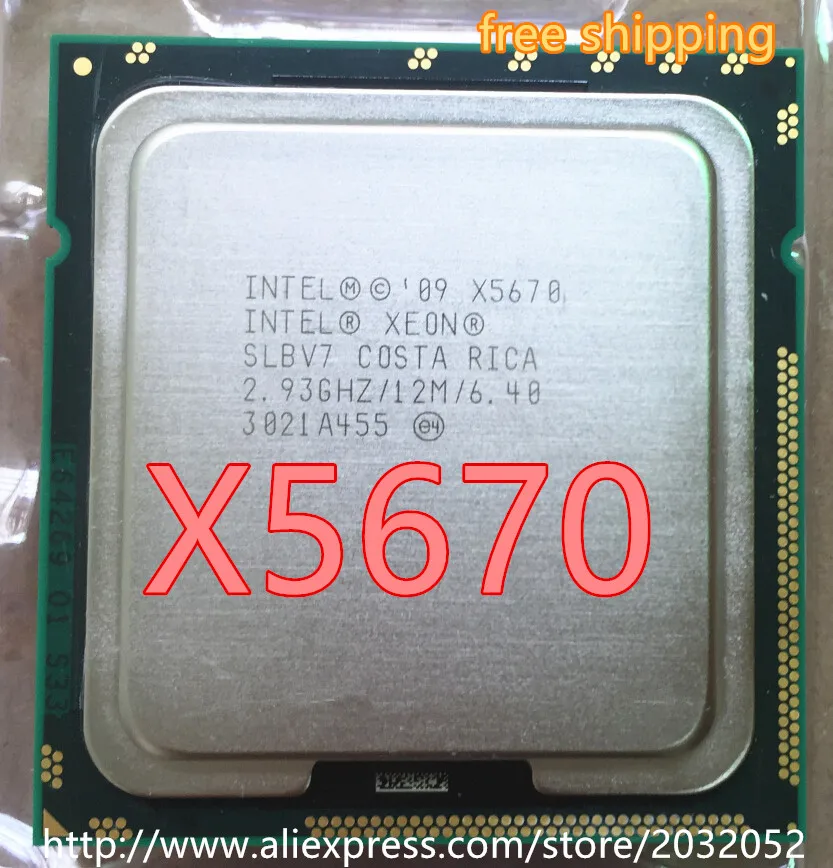 Intel procesador xeon x5670 x5670 2 93 ghz lga1366 12mb cach l3 seis