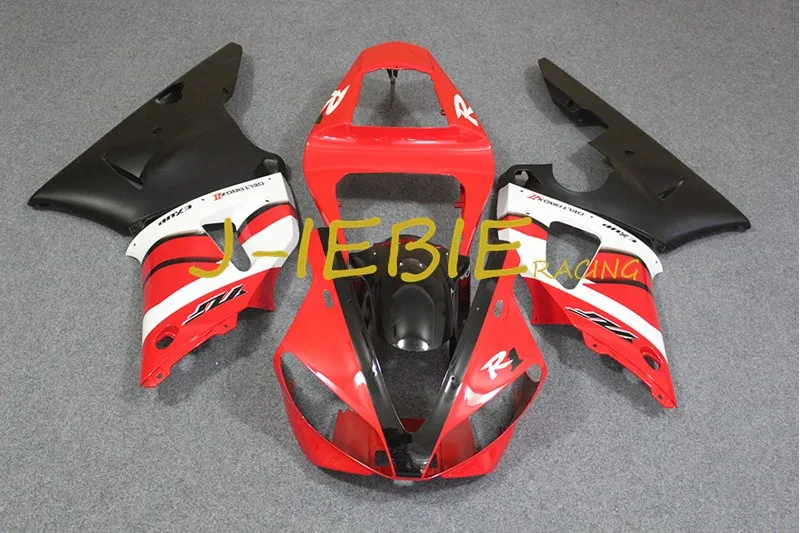 

Red black white Injection Fairing Body Work Frame Kit for Yamaha YZF 1000 R1 2000 2001