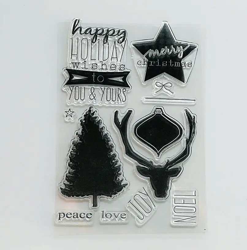 CLEAR STAMP Scrapbook DIY photo cards account rubber stamp11*16clear