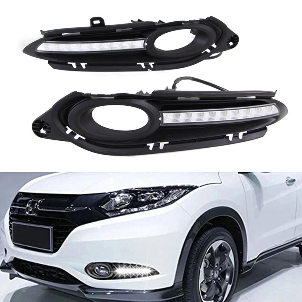 Car DRL Kit for HONDA HR V 2014 2015 LED daytime running light bar