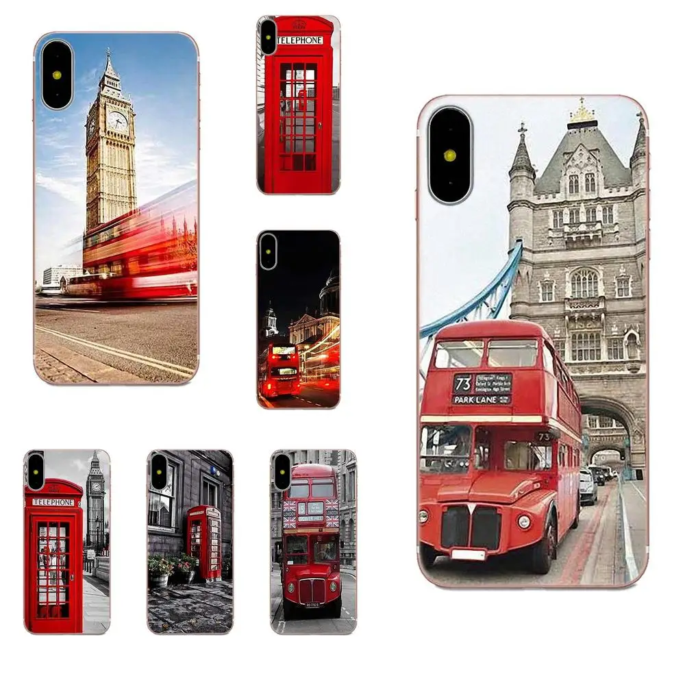 

For LG Nexus 5 5X G2 G3 mini spirit G4 G5 G6 K4 K7 K8 K10 2017 V10 V20 V30 Stylus Drawing TPU London Bus England Telephone
