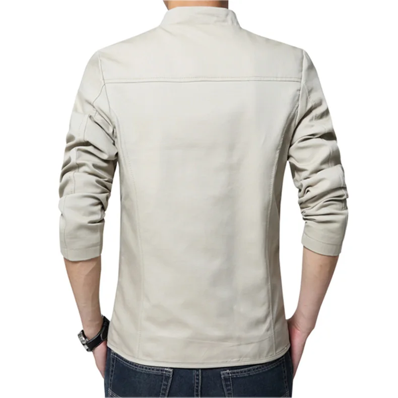 Casual Slim Fit Cotton Coat for Mens