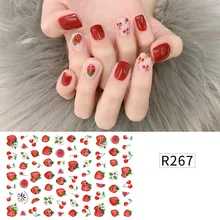 New Snoopy nail sticker mm bean summer small fresh flowers cartoon character stickers nail patch Cute nail sticker