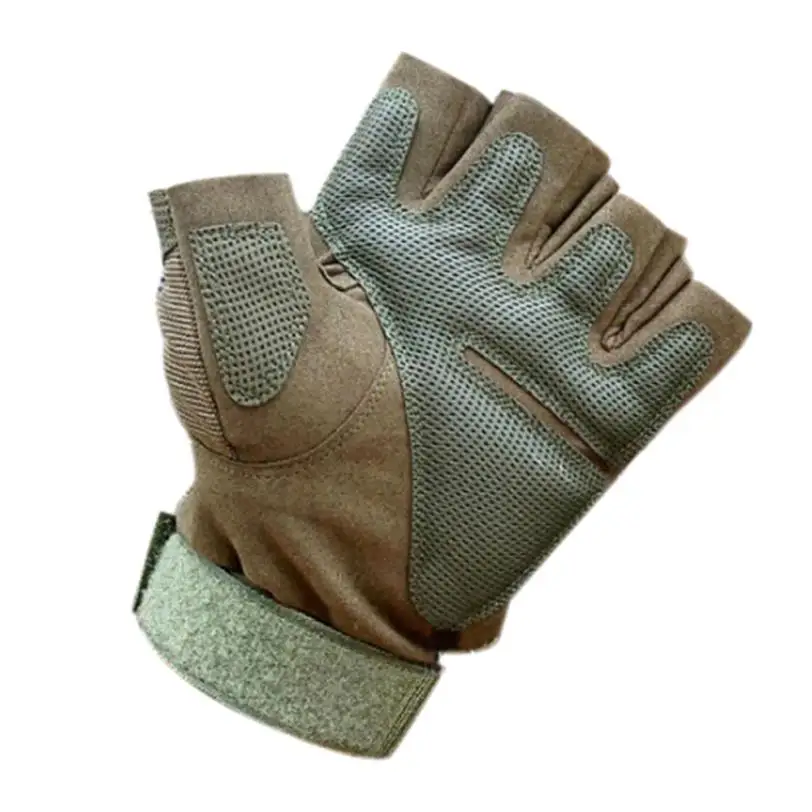 1 пара новая дышащая Ездовые перчатки Велоспорт спортивные дышащие пот сетки половины пальцев перчатки Супер истиранию Материал PJ4